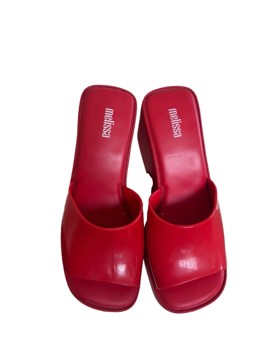 Melissa Posh Jelly Platform Slide Sandals